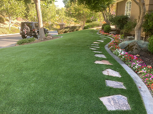 artificial grass lawn